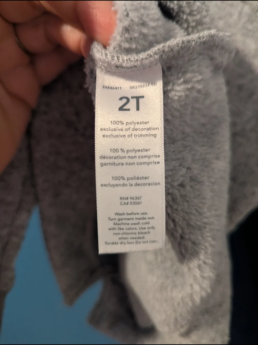 OshKosh B'gosh Heather Gray Shawl-Collar Pullover Hoodie
